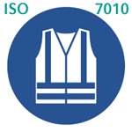 �����F���̒��p�iISO 7010�j
