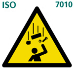 落下物注意(ISO 7010) 落下物注意(ISO 7010)